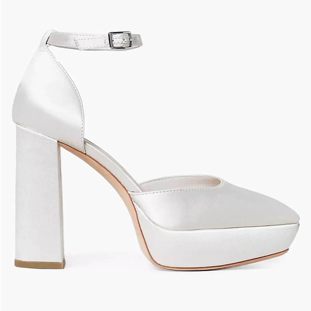 Loeffler Randall’s Selina platform White Block Heel - Picture 3 of 5